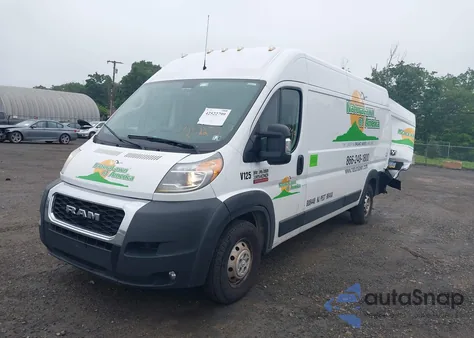 2021 Ram Promaster 3500 Cargo Van High Roof 159 Wb Ext из США, поврежденный, VIN X3C6MRVJG5ME55230